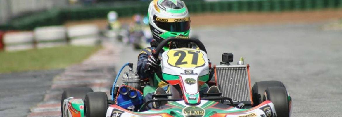 Vice-campeão brasileiro, Matheus Ferreira disputa título da Copa Brasil de Kart