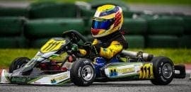 Com 7 anos, Augustus Toniolo é vice-campeão da oitava etapa do Paulista Light de Kart
