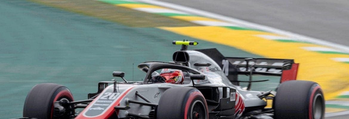 Haas com seus dois pilotos pontuando no Brasil