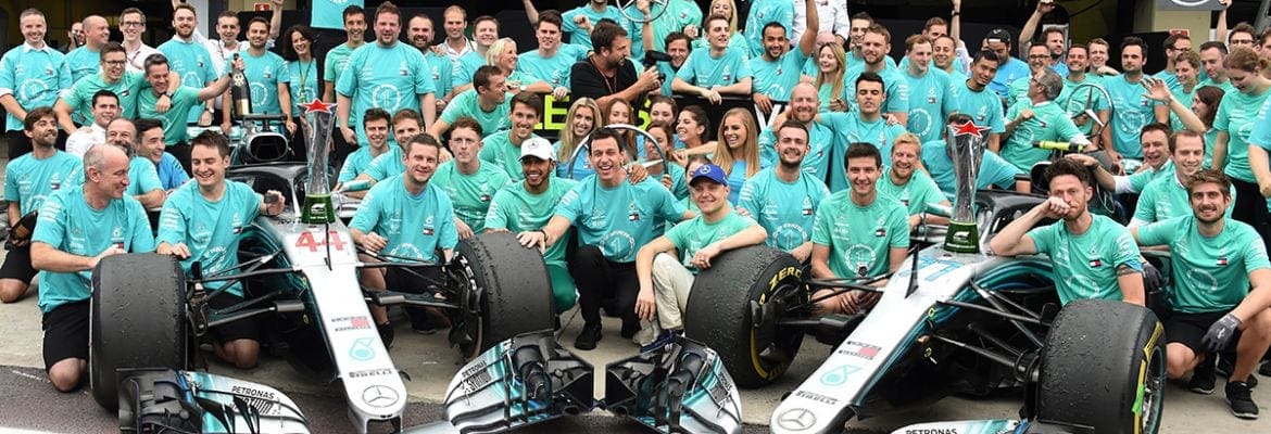 Mercedes conquista quinto título consecutivo de Construtores