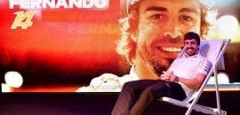 Alonso agradecido a Hamilton e Vettel pela homenagem improvisada