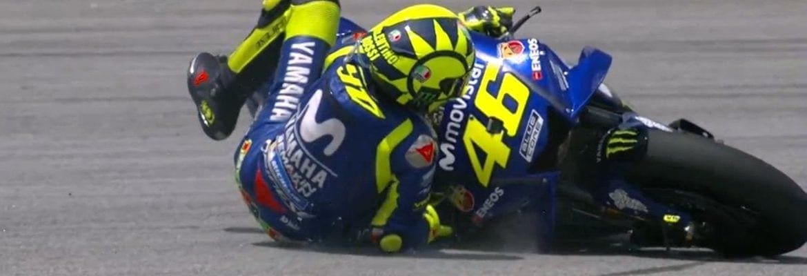 GP da Malásia: Rossi cai faltando quatro voltas e deixa vitória para Marquez em Sepang