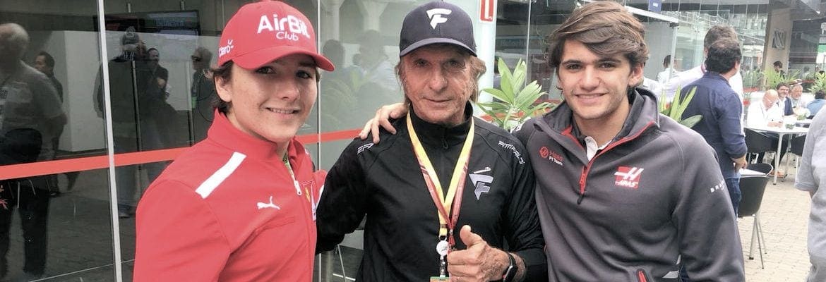 Campeão da F4 Italiana em 2018, Enzo Fittipaldi visita GP Brasil de F1 e ganha Capacete de Ouro