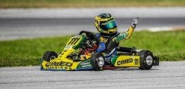 Jovem talento do time Cimed Racing, Heitor Farias é campeão da Copa São Paulo de Kart