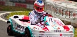 Barrichello e Giaffone formam time inédito de pais e filhos nas 500 Milhas de Kart
