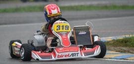 Rafael Câmara lidera treino na chuva em Castelletto na sua estreia pela Birel Art no WSK