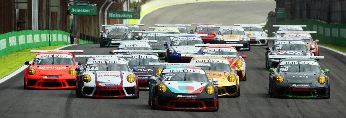 Werner Neugebauer, Vitor Baptista e Chico Horta são campeões na Porsche Cup em dia de vitória dupla da Hero