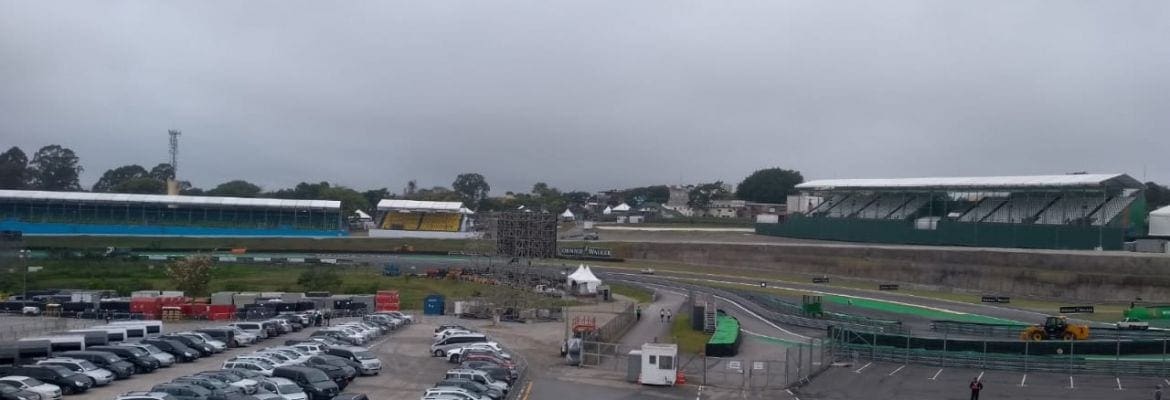 Chuva deve marcar o fim de semana do GP do Brasil