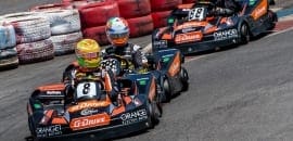 Ex-F1, Roberto Merhi crava a pole das 500 Milhas de Kart com a equipe G Drive