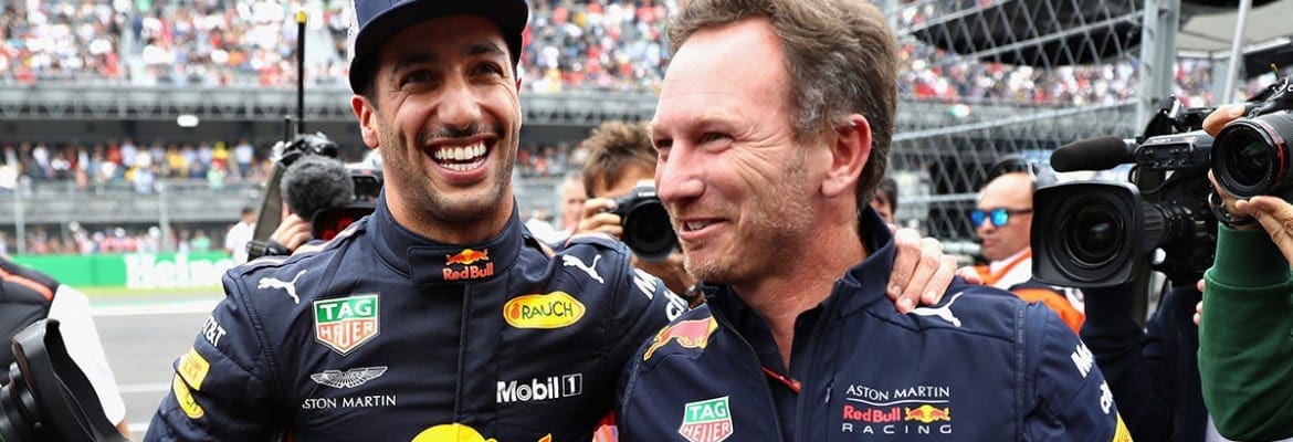 Christian Horner revela que Daniel Ricciardo quase não correu pela Red Bull