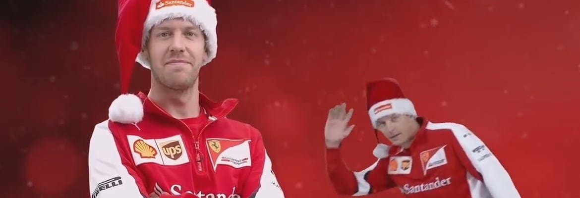 VÍDEO: Sebastian Vettel e Kimi Raikkonen cantam “We Wish You A Merry Christmas”