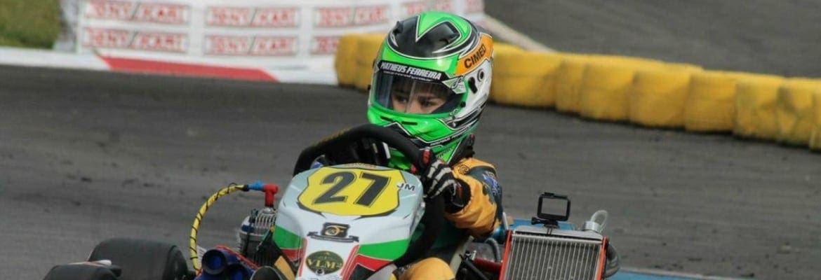 Matheus Ferreira encerra ano de conquistas com mais um pódio no Paulista Light de Kart