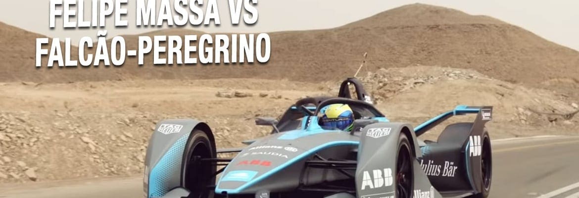VÍDEO: A bordo do Gen2, Felipe Massa enfrenta um falcão-peregrino no deserto da Arábia Saudita