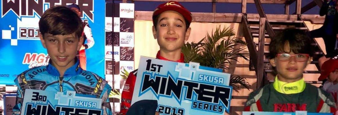 Campeão brasileiro de kart em 2018, Enzo Vidmontiene conquista primeiro pódio nos EUA