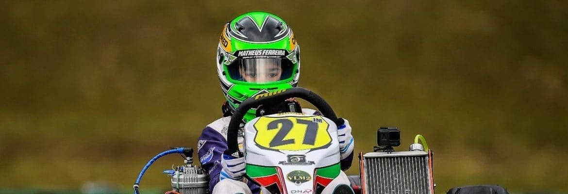 Após ano repleto de conquistas no Brasil, Matheus Ferreira inicia carreira na Europa no WSK