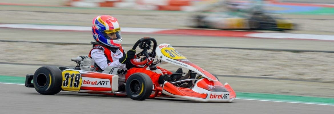 Atual campeão brasileiro de kart, Rafael Câmara inicia temporada na Europa no teste oficial do WSK