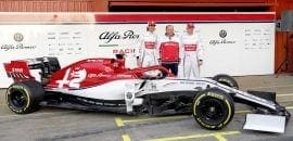 GALERIA: Alfa Romeo apresenta o C38 para a temporada 2019 da F1