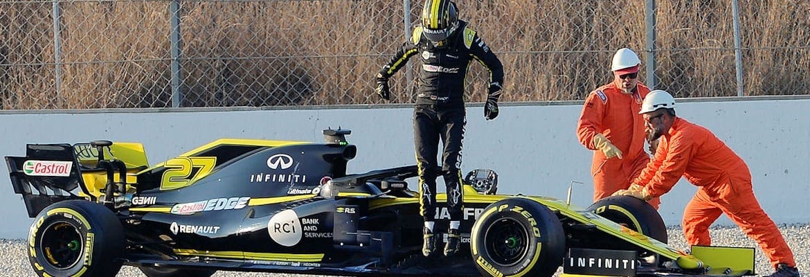 Pré-temporada da F1: Apesar de problemas com sua Renault, Hulkenberg lidera a primeira semana em Barcelona