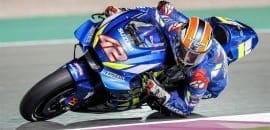 Pré-temporada da MotoGP: No Catar, Alex Rins lidera o segundo dia para a Suzuki; Marc Marquez em quinto