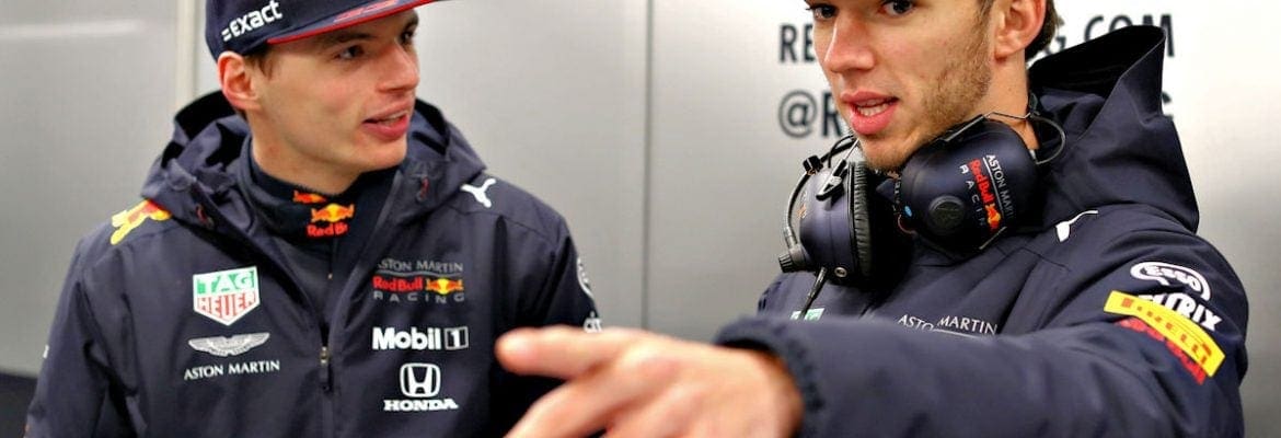 “Eu não posso dizer nada sobre Gasly”, afirmou Verstappen