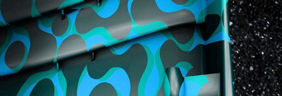 Azul, verde e preto: Mercedes apresenta possíveis novas cores do W10