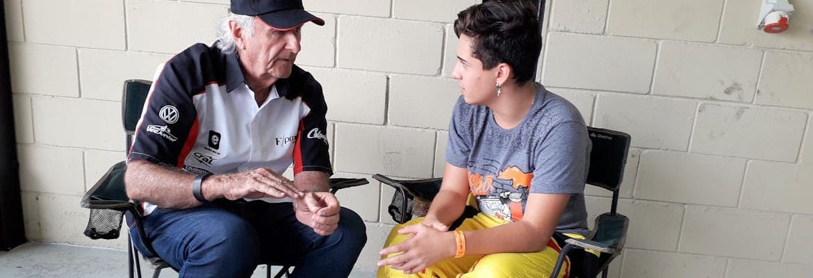Wilson Fittipaldi vai treinar garoto de 14 anos na Fórmula Vee