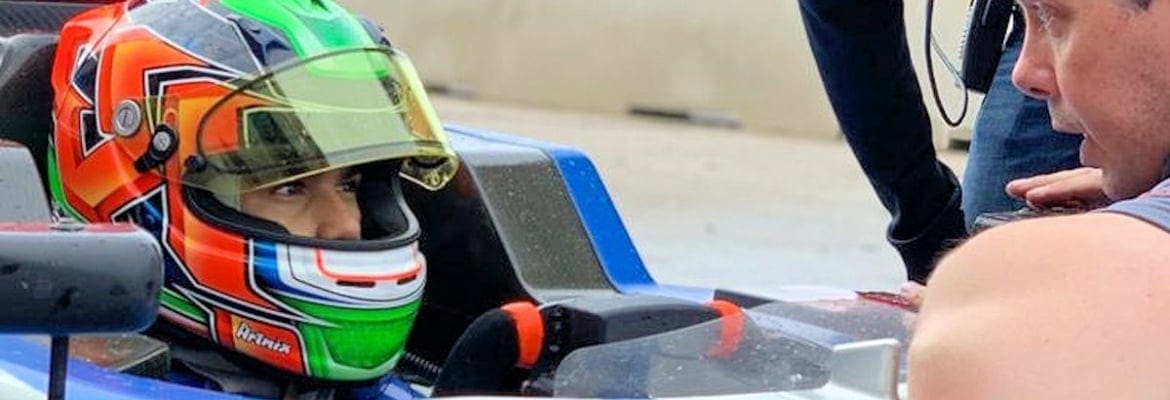 De olho da temporada 2019 da F4 norte-americana, Kiko Porto participa de testes em Houston