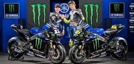Monster Energy Yamaha apresenta degradê preto e azul para a temporada de 2019 da MotoGP