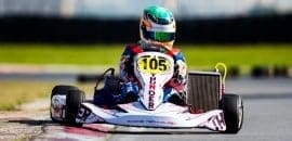 Ricardo Gracia conquista pódio na abertura do Paulista Light de kart em Interlagos