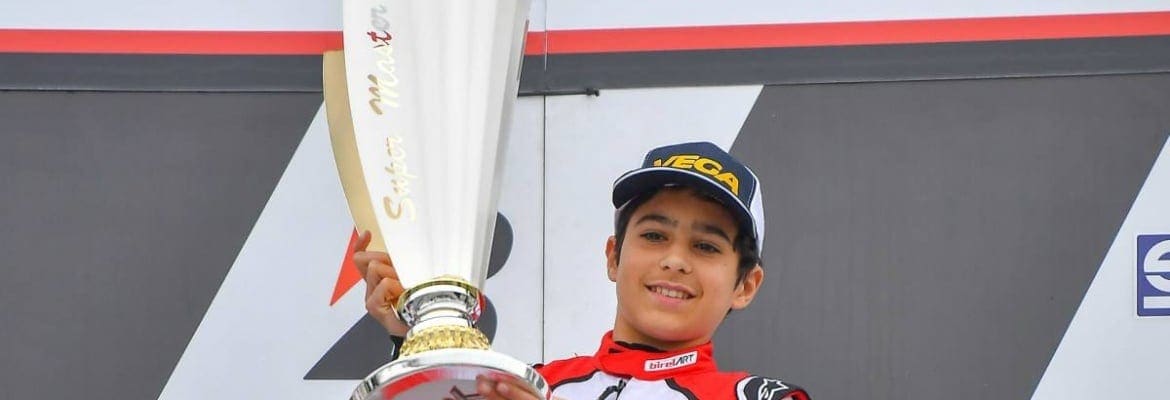 Deu Brasil na abertura do WSK, maior campeonato de kart do mundo: Rafael Câmara vence na Itália