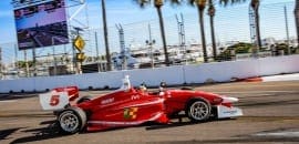 Lucas Kohl estreia na Indy Lights com nono lugar em São Petersburgo