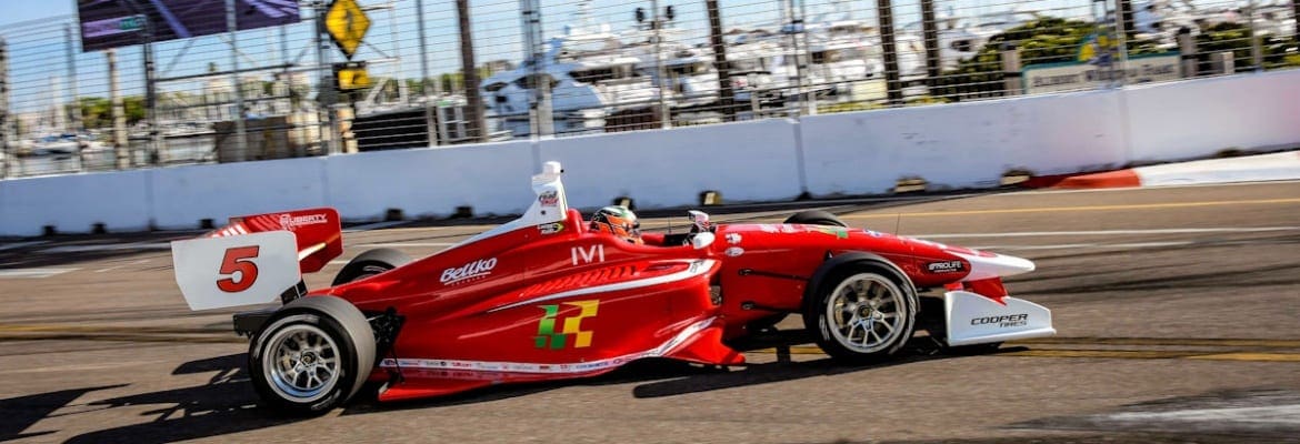 Lucas Kohl estreia na Indy Lights com nono lugar em São Petersburgo