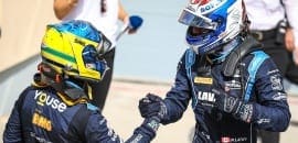 Sérgio Sette Câmara volta ao pódio da F2 em mais uma grande corrida