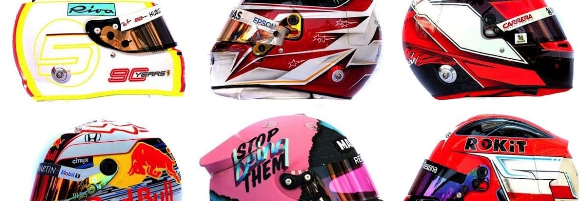 GUIA: capacetes da temporada 2019 da Fórmula 1