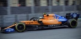 Norris satisfeito com o fim de semana no Azerbaijão