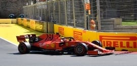 Vettel descontente com a tática da Ferrari no Q3
