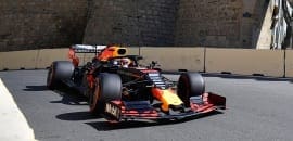 Verstappen desapontado por não ter conseguido pegar um vácuo na reta