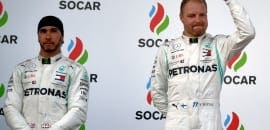 Mercedes bate recorde da F1 com 4ª dobradinha da temporada em Baku