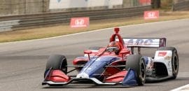 Matheus Leist é o quarto melhor Chevrolet no grid e larga entre dois campeões da Indy