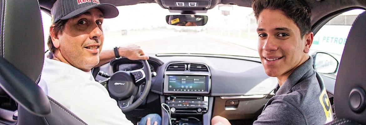 VÍDEO: Cacá Bueno apresenta Velopark para Marcel Coletta, o mais jovem piloto da Stock Car