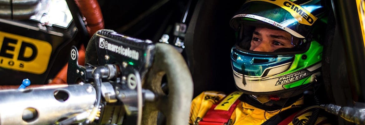 Marcel Coletta estreia na classificação com quinto tempo na chuva