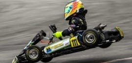 Augustus Toniolo conquista pole e fica em 2º lugar nas duas corridas do Paulista Light de Kart