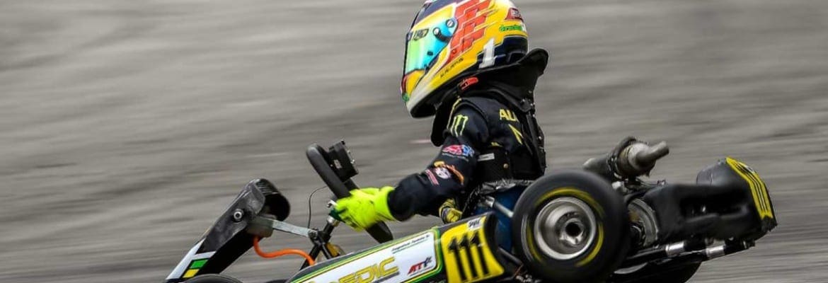 Augustus Toniolo conquista pole e fica em 2º lugar nas duas corridas do Paulista Light de Kart