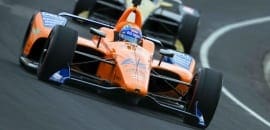 Chuva atrapalha o 1º teste de Alonso para a Indy 500
