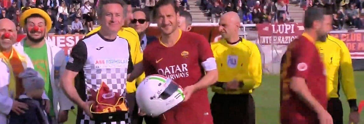 AO VIVO: Totti vs Massa, assista ao jogo entre os Pilotos da Fórmula E contra as Lendas de Roma