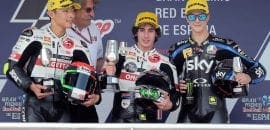 Niccolo Antonelli garante a primeira dobradinha da SIC58 na Moto3
