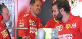 “Estou feliz, mas ao mesmo tempo não estou”, afirmou Vettel