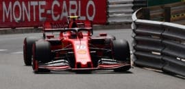 Leclerc lidera último treino livre em Mônaco; Vettel encontrou o muro