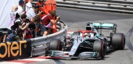 Em Mônaco, Hamilton faz a pole e garante 5ª dobradinha da Mercedes em 2019