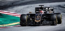 Piloto reserva da Haas, Fittipaldi não demorou para se acostumar com o VF-19 em Barcelona